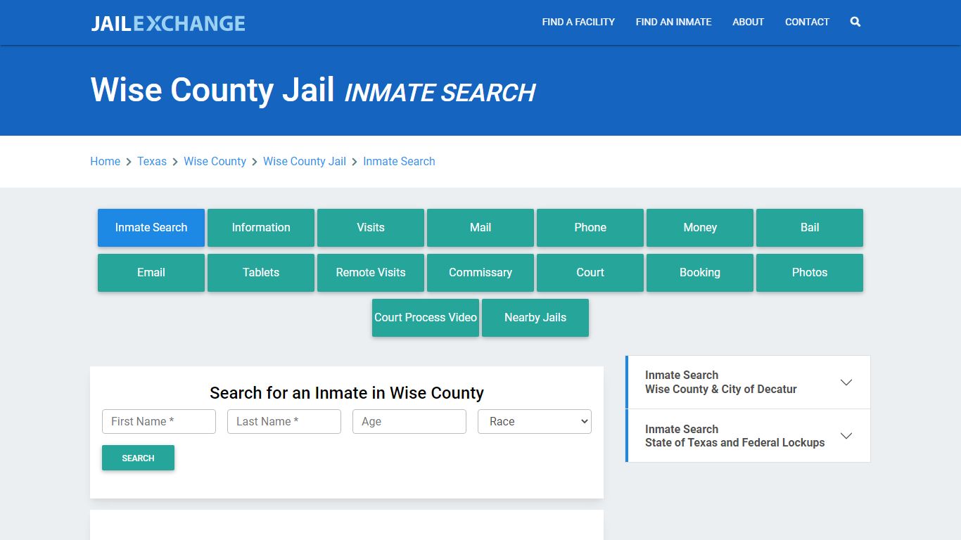 Wise County Jail, TX Inmate Search: Roster & Mugshots